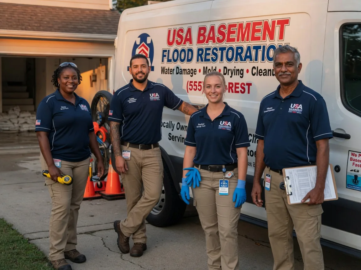 Basement Flood Cleanup company in Folsom, PA